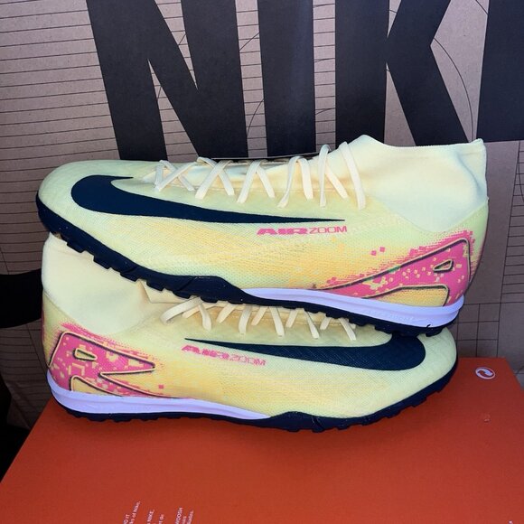 NEW Nike Mercurial Superfly 10 Academy TF Turf Kylian Mbappe FQ8333 800 Sz 9 - Picture 2 of 8